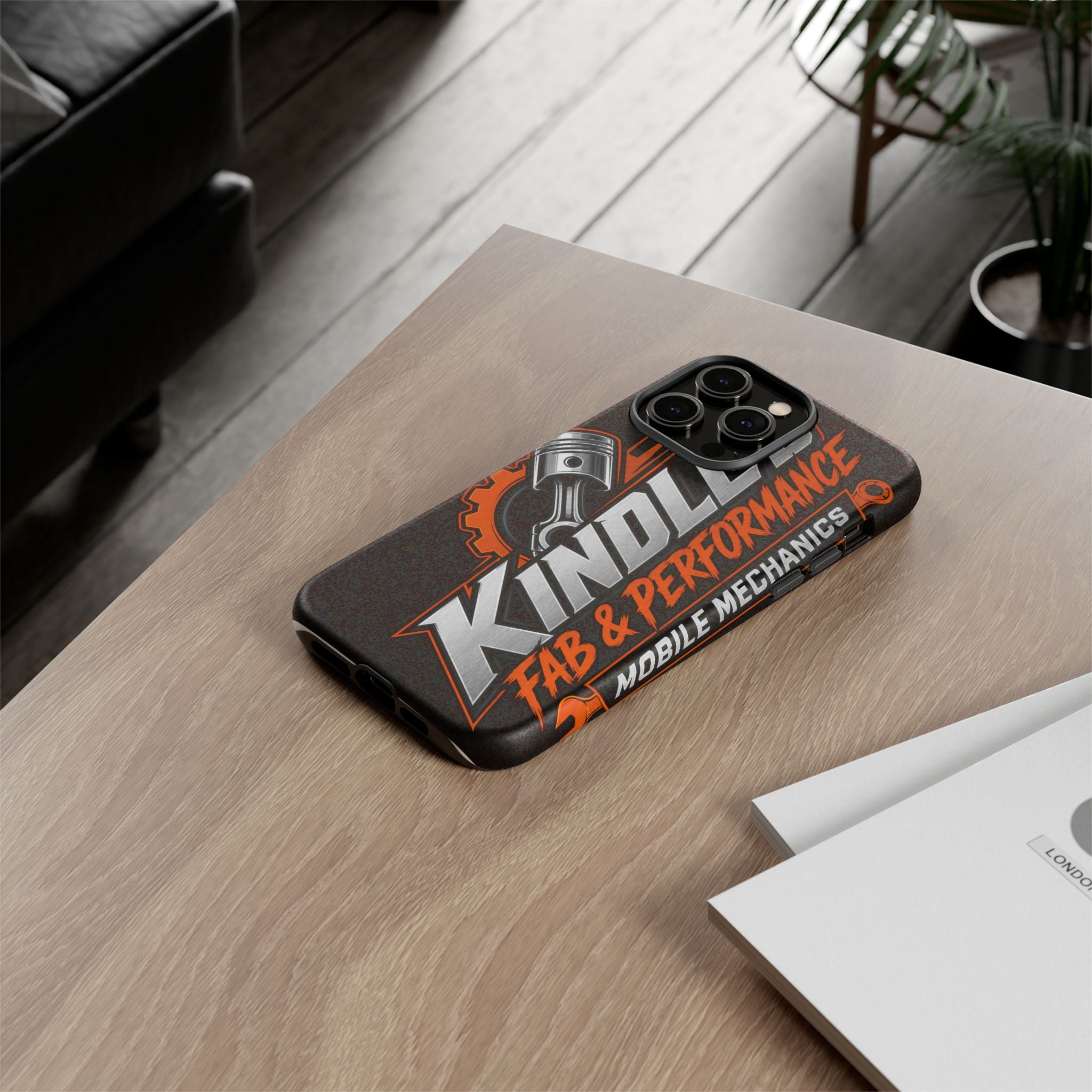 Tough Cases — 'Kindles Fab & Performance' Mechanics Phone Case