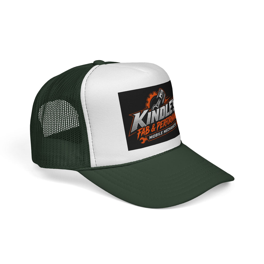 Kindle's Fab & Performance Trucker Cap — Mobile Mechanics Logo Hat