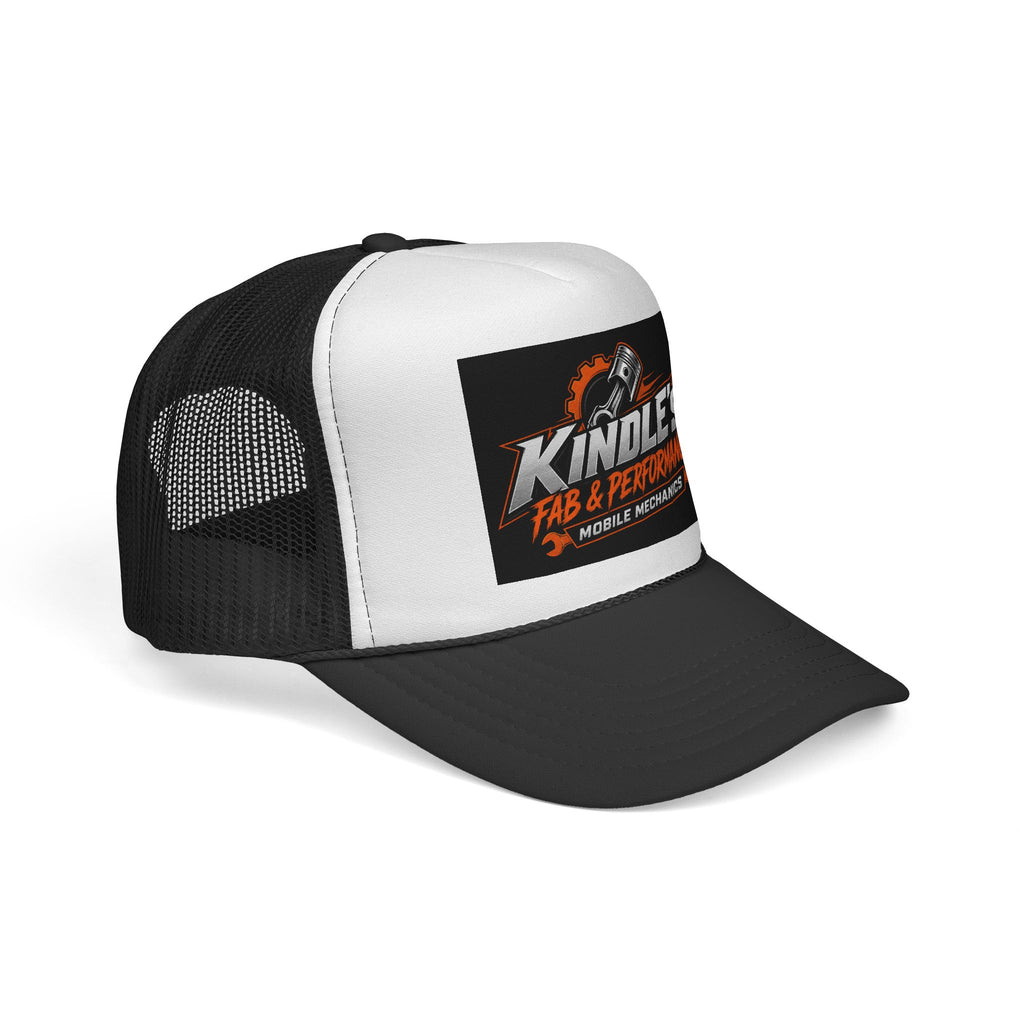 Kindle's Fab & Performance Trucker Cap — Mobile Mechanics Logo Hat