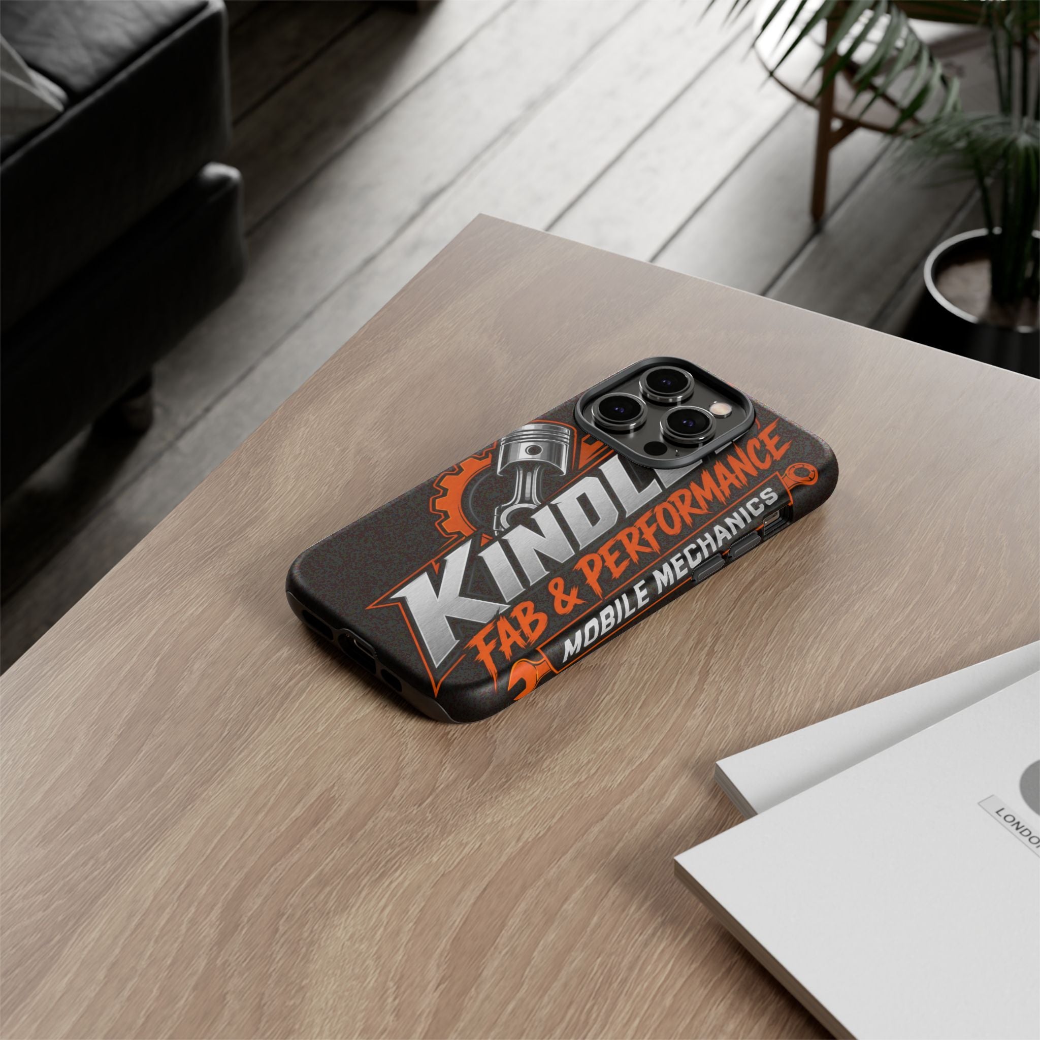 Tough Cases — 'Kindles Fab & Performance' Mechanics Phone Case