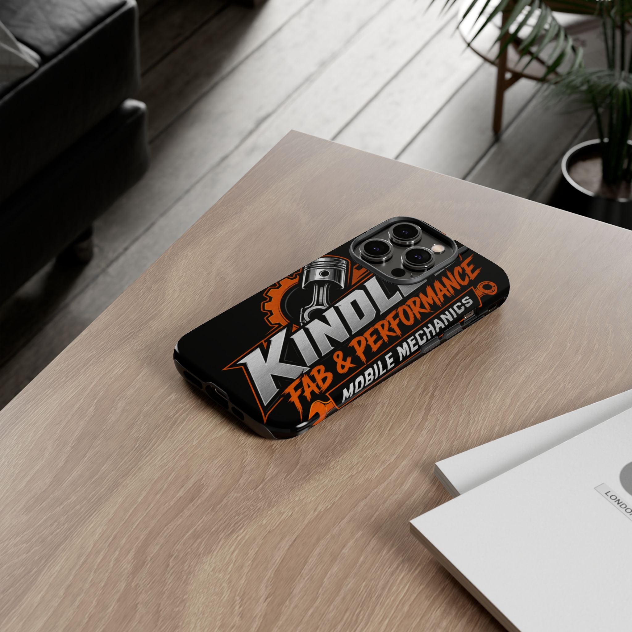 Tough Cases — 'Kindles Fab & Performance' Mechanics Phone Case